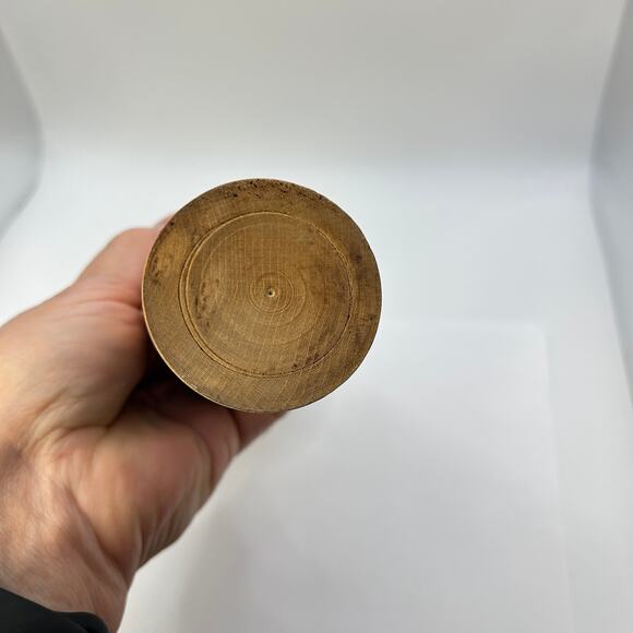 Vintage Japanese Kokeshi Doll Beautiful Wooden 9.5 in Tall  w River Bridge Scene - Picture 13 of 16